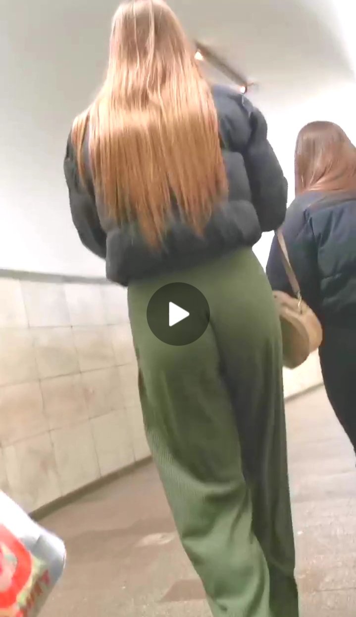 Chasing for Red hair sexy girl ass